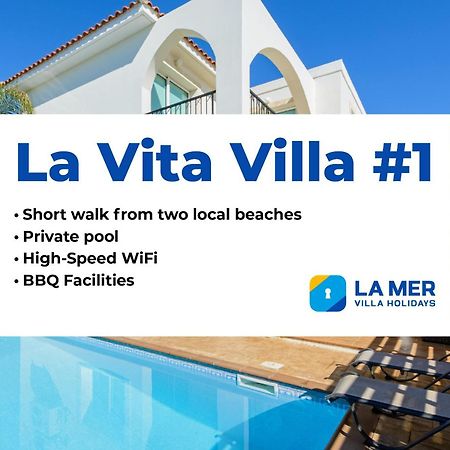 La Vita Villa #1 Protaras Bagian luar foto